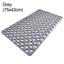 image-Extra Porous Large Bath Mat Non Slip Bathtub Strong Suction Anti-Mold TPE Shower Mat Kitchen Bathroom Products
