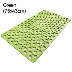 image-Extra Porous Large Bath Mat Non Slip Bathtub Strong Suction Anti-Mold TPE Shower Mat Kitchen Bathroom Products