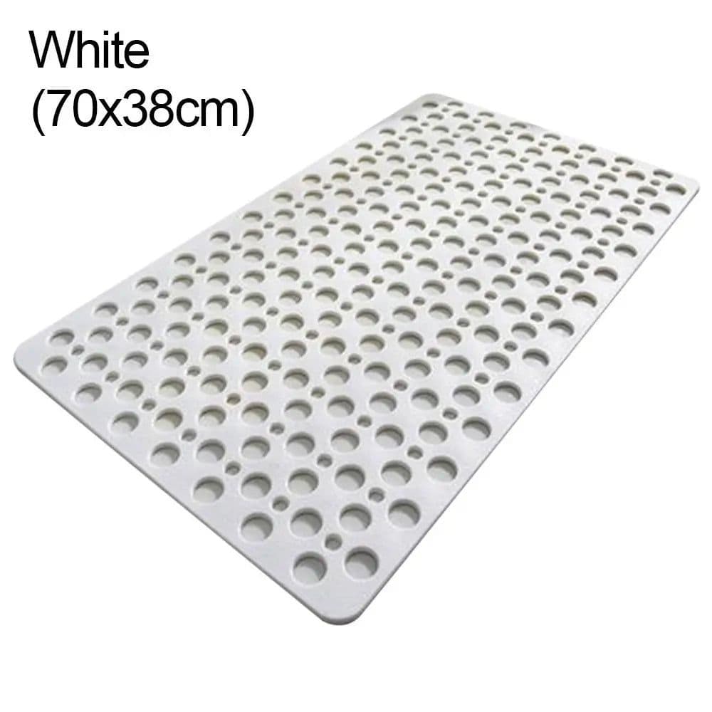 image-Extra Porous Large Bath Mat Non Slip Bathtub Strong Suction Anti-Mold TPE Shower Mat Kitchen Bathroom Products