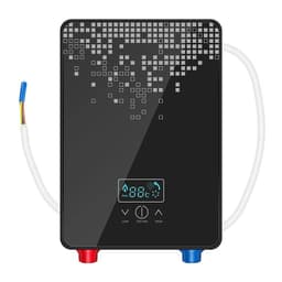 image-Hot Water Heater 6500w Instant Tankless Water Heater Thermostat Induction Heater Smart Touch Electric Heaters Shower Automatica