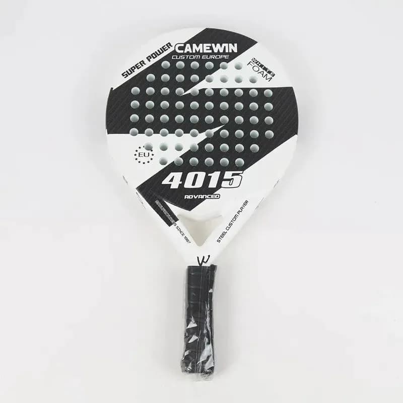 image-Kaiwei Padel 4015 Blue White Carbon + EVA Foam Beach Racket with Beautiful Appearance Sports Racket Paddle Tennis Racket