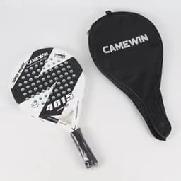 image-Kaiwei Padel 4015 Blue White Carbon + EVA Foam Beach Racket with Beautiful Appearance Sports Racket Paddle Tennis Racket