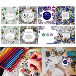 image-ADWE New English Adult Graffiti Gifts Books Wonderland Exploration Coloring Book