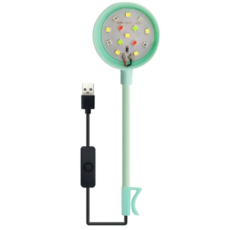 image-Rotatable Led Aquarium Lights Clean Water Grow Aquarium Landscape Clip On Lamps Dropship