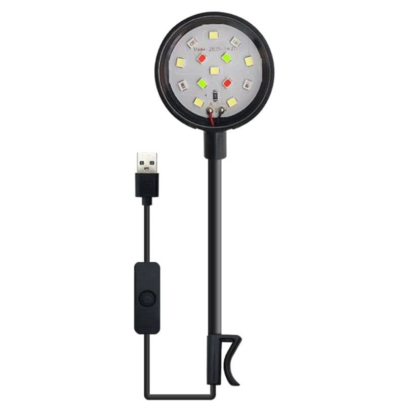 image-Rotatable Led Aquarium Lights Clean Water Grow Aquarium Landscape Clip On Lamps Dropship
