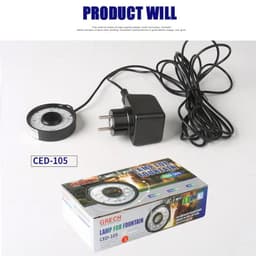 image-Waterproof IP65 Fountain Light Multi Color AC 12V Outdoor LED Underwater Light for Fish Tank Pond Swimming Pool Spa Party Park