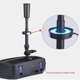 image-Waterproof IP65 Fountain Light Multi Color AC 12V Outdoor LED Underwater Light for Fish Tank Pond Swimming Pool Spa Party Park
