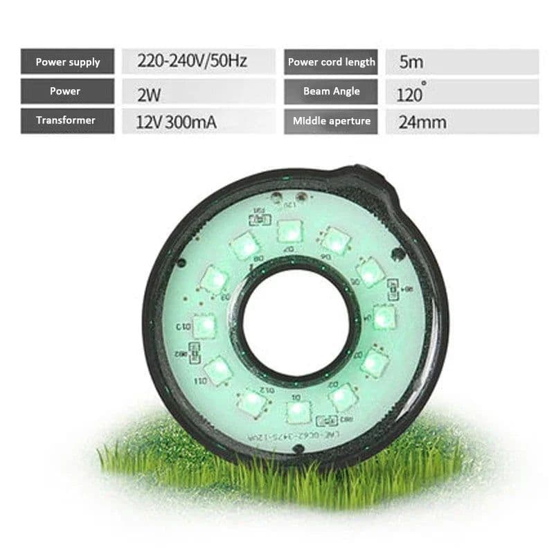 image-Waterproof IP65 Fountain Light Multi Color AC 12V Outdoor LED Underwater Light for Fish Tank Pond Swimming Pool Spa Party Park