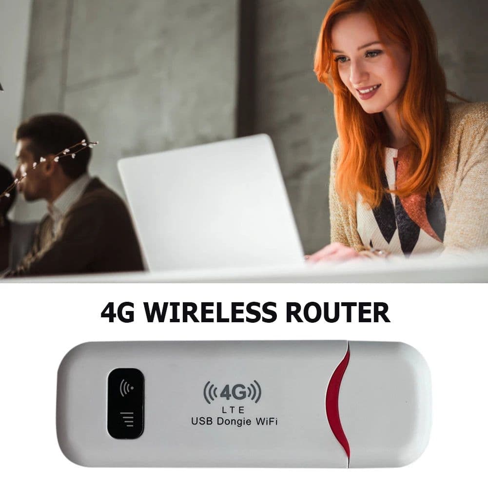 image-4G LTE Wireless USB Dongle Mobile Broadband 150Mbps Modem Stick 4G Sim Card Wireless Router Home Office Wireless WiFi Adapter