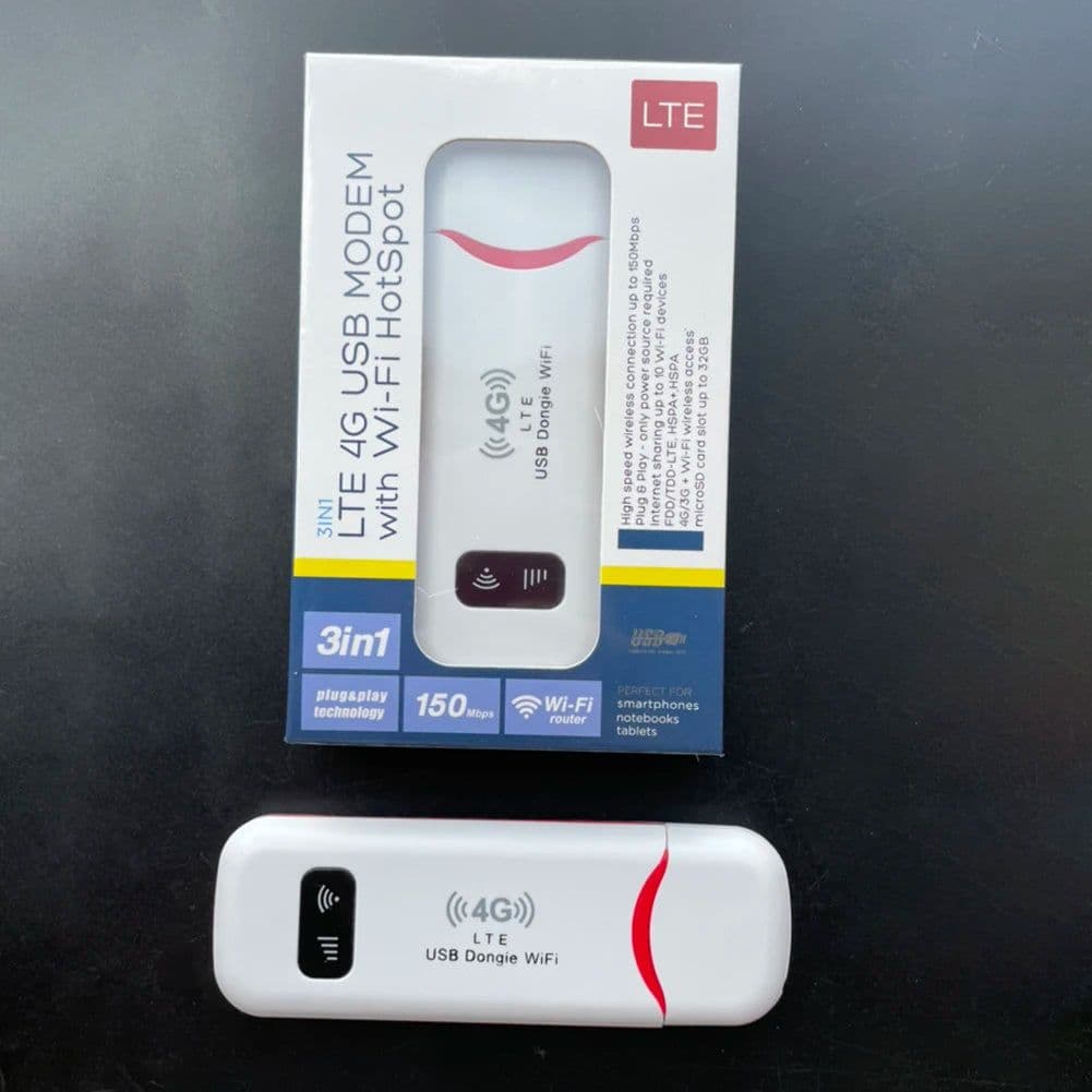 image-4G LTE Wireless USB Dongle Mobile Broadband 150Mbps Modem Stick 4G Sim Card Wireless Router Home Office Wireless WiFi Adapter