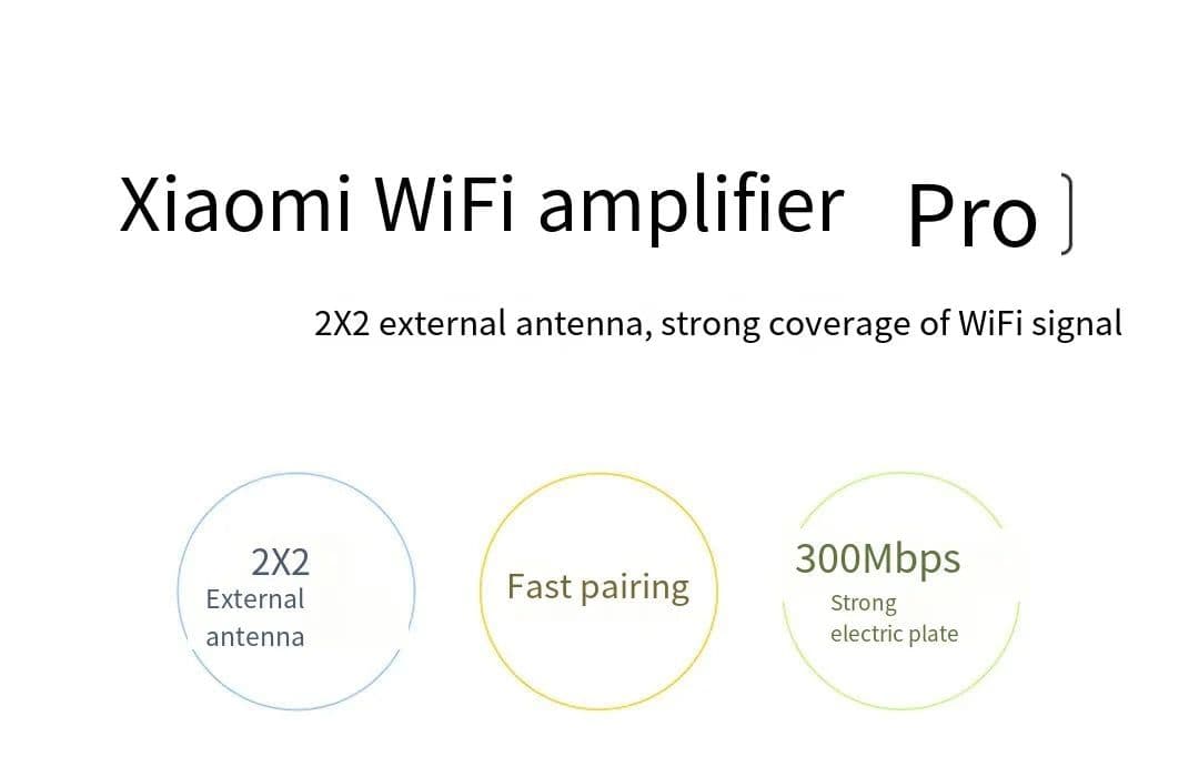 image-Original Xiaomi WiFi Amplifier Pro 300Mbps Amplificador Wi-Fi Repeater Wifi Signal Cover Extender Roteador Mi Wireless Router