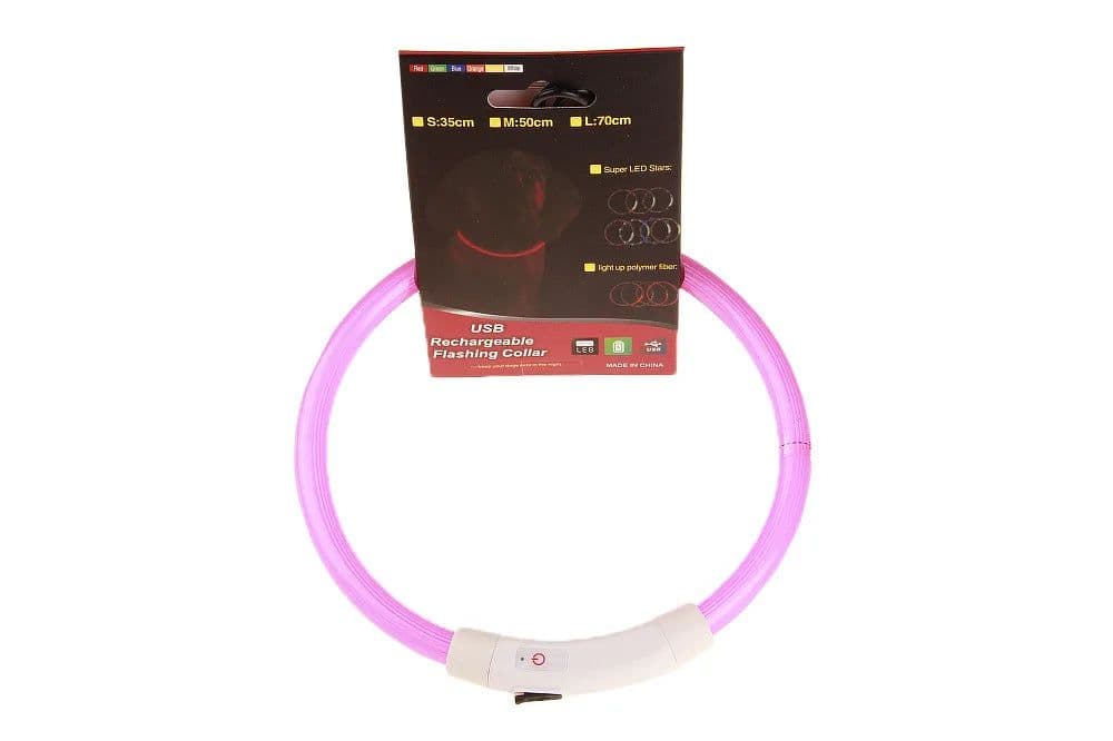 image-LED Pet Luminous Collar USB Charging Collar Teddy Anti Lost Collar Dog Cat Accessories Supplies Pet Flashing USB Rechargeable