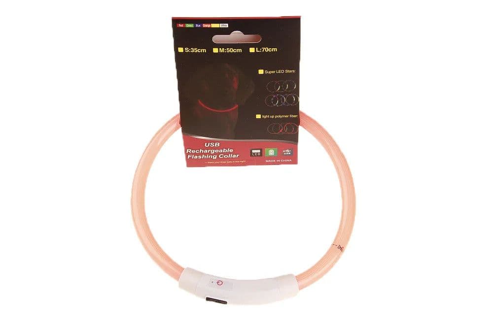 image-LED Pet Luminous Collar USB Charging Collar Teddy Anti Lost Collar Dog Cat Accessories Supplies Pet Flashing USB Rechargeable