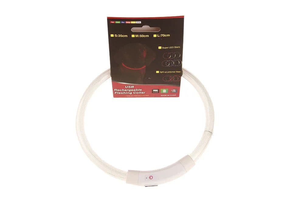 image-LED Pet Luminous Collar USB Charging Collar Teddy Anti Lost Collar Dog Cat Accessories Supplies Pet Flashing USB Rechargeable