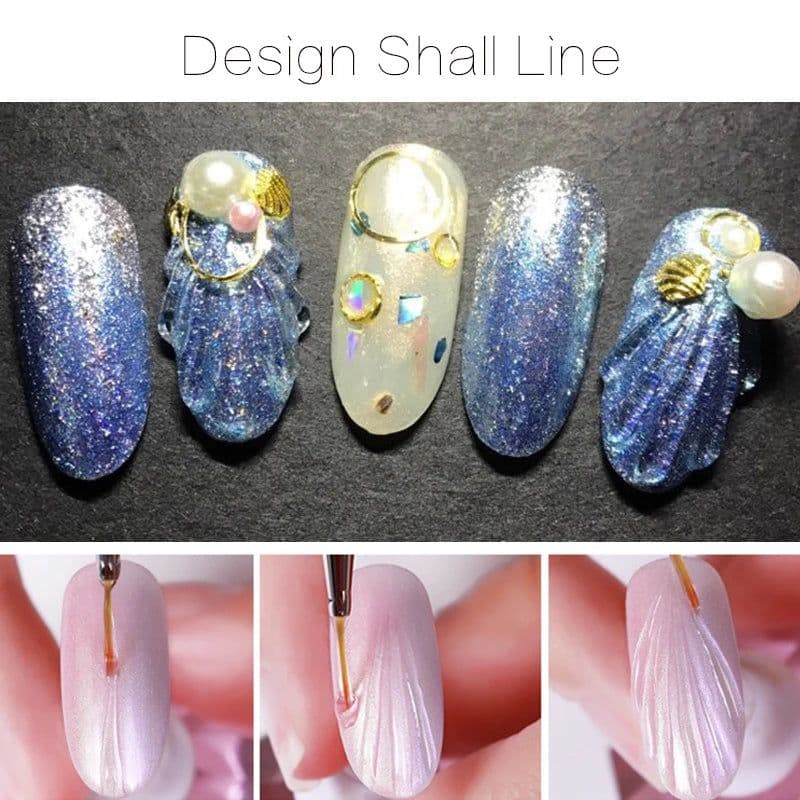 image-MSHARE 3D Top Coat UV LED Gel Rhinestones No Wipe Topcoat Without Sticky Layer Water Drop 50ml