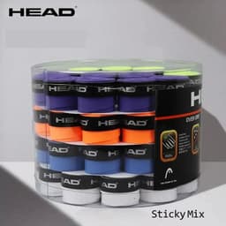 image-60pcs/lot HEAD Tennis Overgrip Padel Racket Single Tenis Grip Tape Anti Slip Outdoor Training Sweatband Badminton Accessories