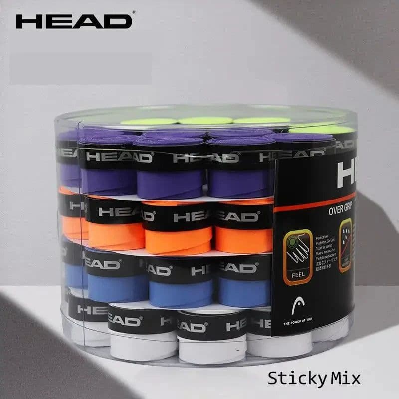 image-60pcs/lot HEAD Tennis Overgrip Padel Racket Single Tenis Grip Tape Anti Slip Outdoor Training Sweatband Badminton Accessories