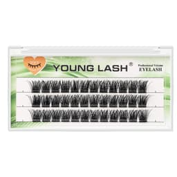 image-YOUNG LASH DIY Eyelashes Cluster Lashes Extensions C D Curl Premade Volume Fans Russian Fake Eyelashes Free Shipping Makeup