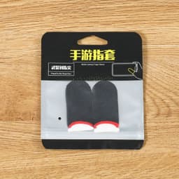 image-1 Pair Super Thin Gaming Finger Sleeve Breathable Fingertips For Pubg Mobile Games Touch Screen