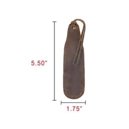 image-Handmade Bookmark Full Grain PU Leather Bookmark Inspirational Encouraging Book Accessory For Booklovers Reading Bookworm Book