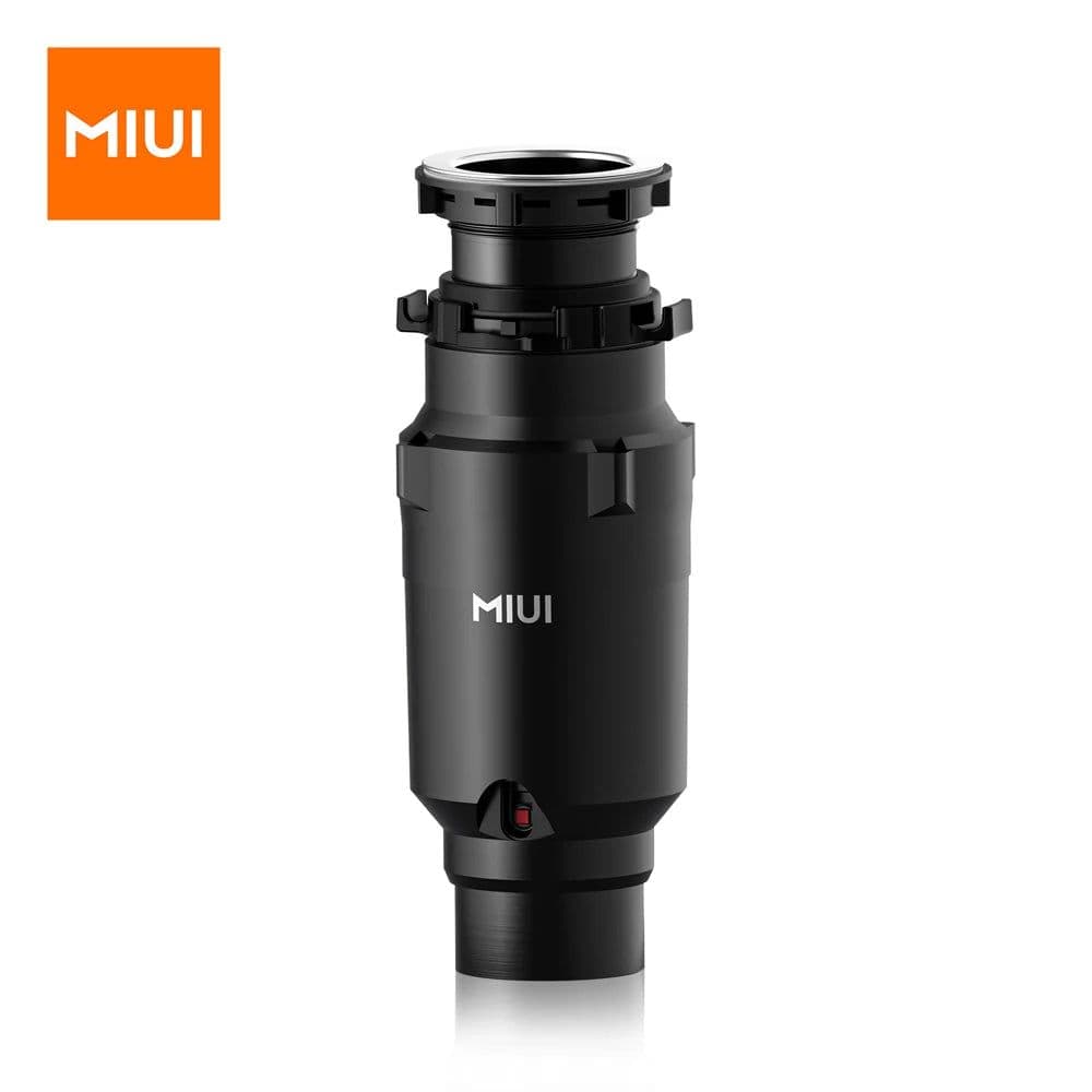 image-MIUI Continuous Feed Garbage Disposal with Sound Reduction,1/2 HP Stainless Steel Food Waste Grinding System,Power Cord Included