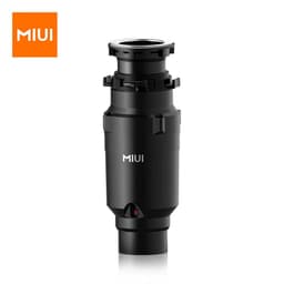 image-MIUI Continuous Feed Garbage Disposal with Sound Reduction,1/2 HP Stainless Steel Food Waste Grinding System,Power Cord Included