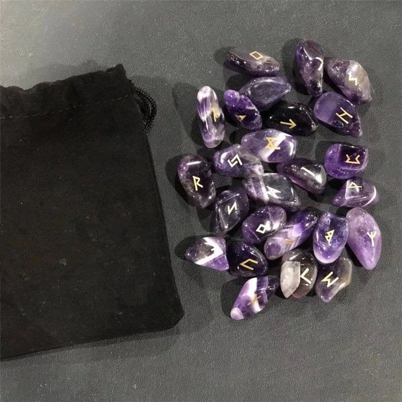 image-Natural Obsidian Crystal Rune Stone Irregular Divination Fortune-telling Healing Meditation Gift