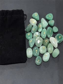 image-Natural Obsidian Crystal Rune Stone Irregular Divination Fortune-telling Healing Meditation Gift