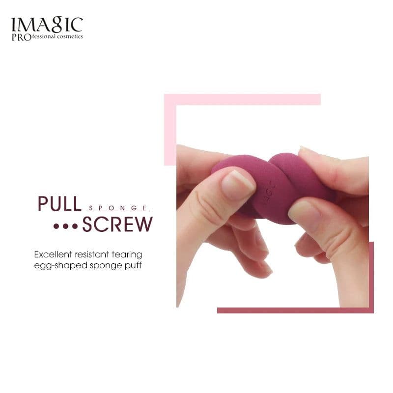 image-IMAGIC Beauty Sponge Face Wash Puff Gourd Water Drop Wet And Dry Makeup Tool