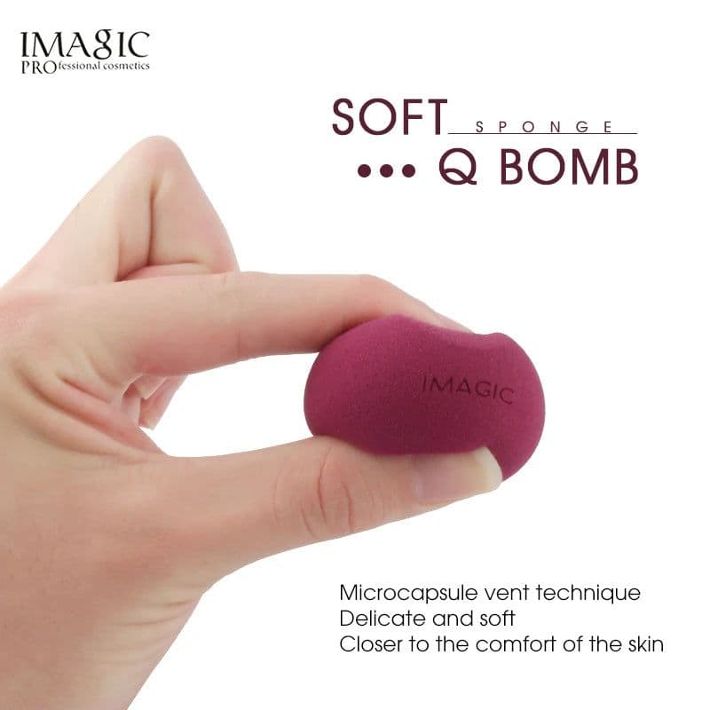 image-IMAGIC Beauty Sponge Face Wash Puff Gourd Water Drop Wet And Dry Makeup Tool