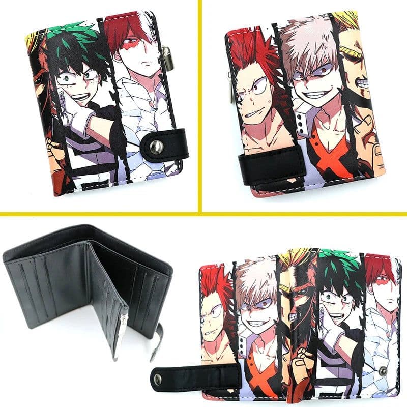 image-Anime Sword Art Online Kirito Mens Wallets Asuna Card Holders with Coin Pocket