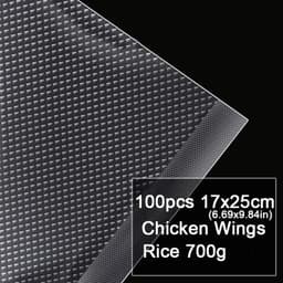 image-100pcs Food Vacuum Sealer Bags for Sous Vide Food Saver Kitchen Storage Bag BPA-Free Vacuum Packaging Bags Kitchen Tool
