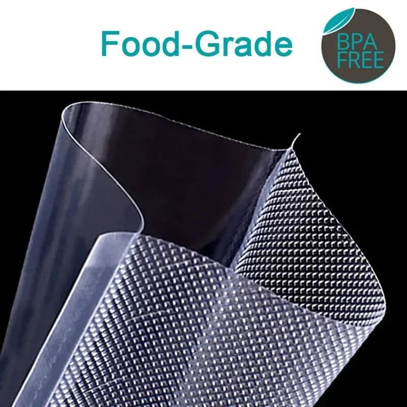 image-100pcs Food Vacuum Sealer Bags for Sous Vide Food Saver Kitchen Storage Bag BPA-Free Vacuum Packaging Bags Kitchen Tool
