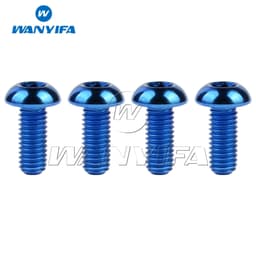 image-Wanyifa Titanium Ti Bolt M5x10 12mm Holder Torx Head Bicycle Water Bottle Cage Screws Cycling Bike 4pcs