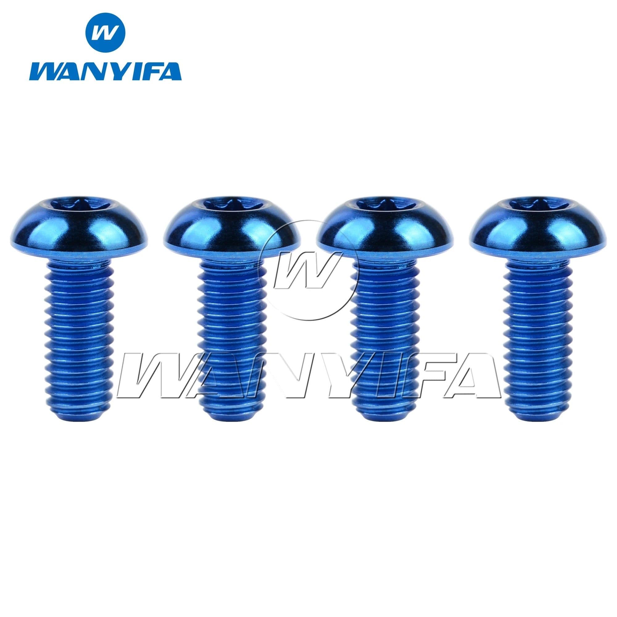 image-Wanyifa Titanium Ti Bolt M5x10 12mm Holder Torx Head Bicycle Water Bottle Cage Screws Cycling Bike 4pcs