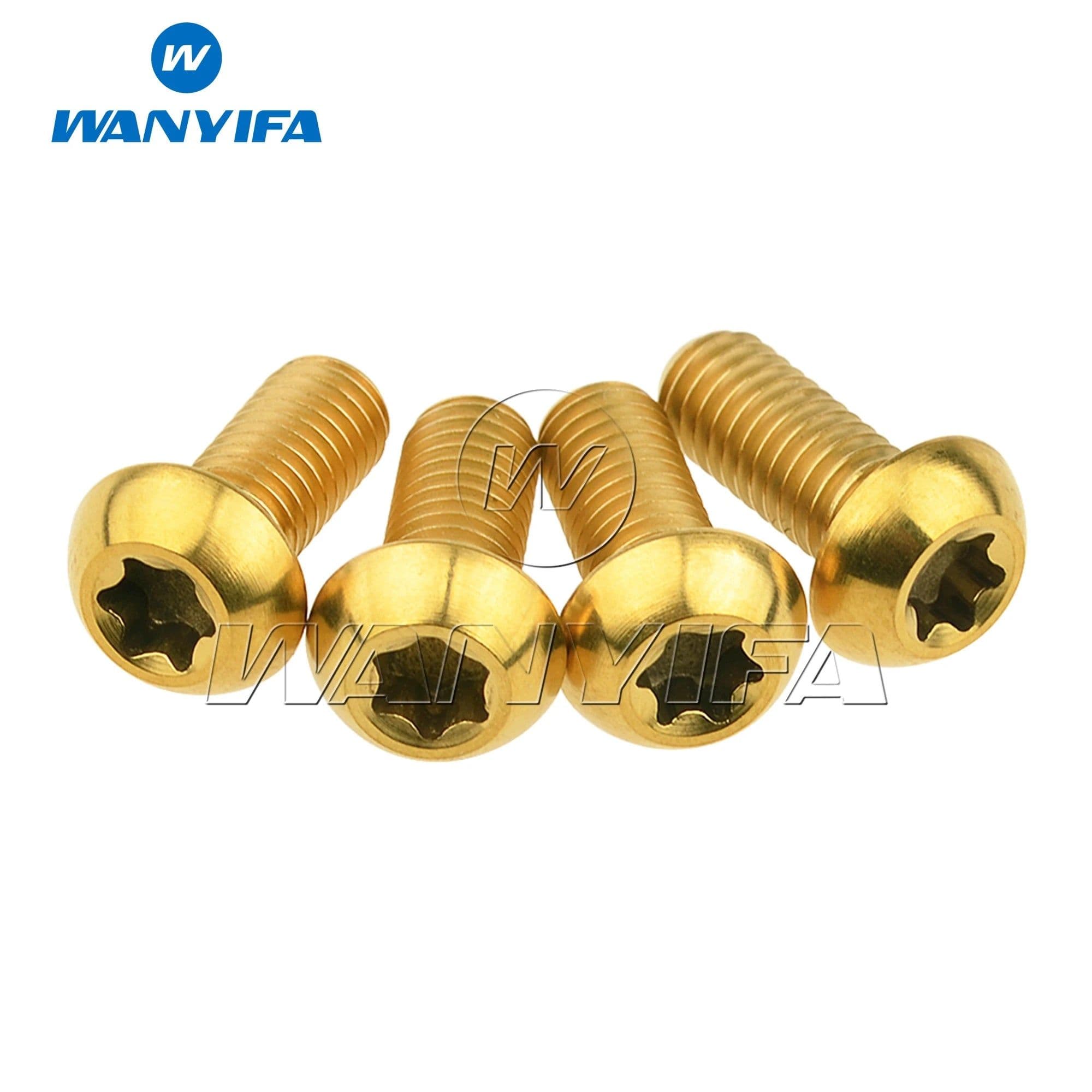 image-Wanyifa Titanium Ti Bolt M5x10 12mm Holder Torx Head Bicycle Water Bottle Cage Screws Cycling Bike 4pcs