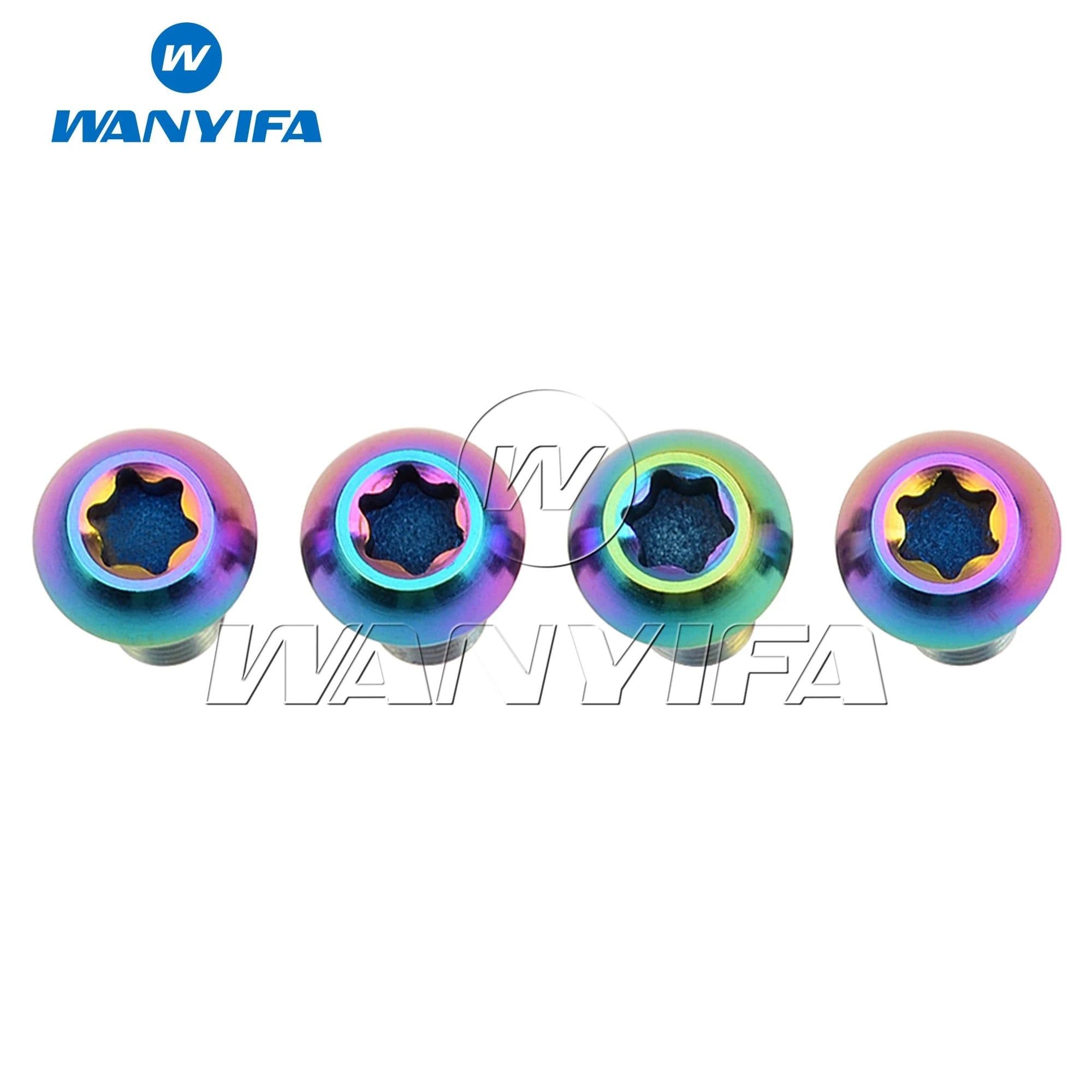 image-Wanyifa Titanium Ti Bolt M5x10 12mm Holder Torx Head Bicycle Water Bottle Cage Screws Cycling Bike 4pcs