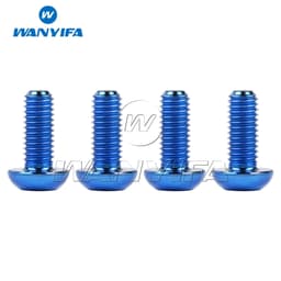 image-Wanyifa Titanium Ti Bolt M5x10 12mm Holder Torx Head Bicycle Water Bottle Cage Screws Cycling Bike 4pcs