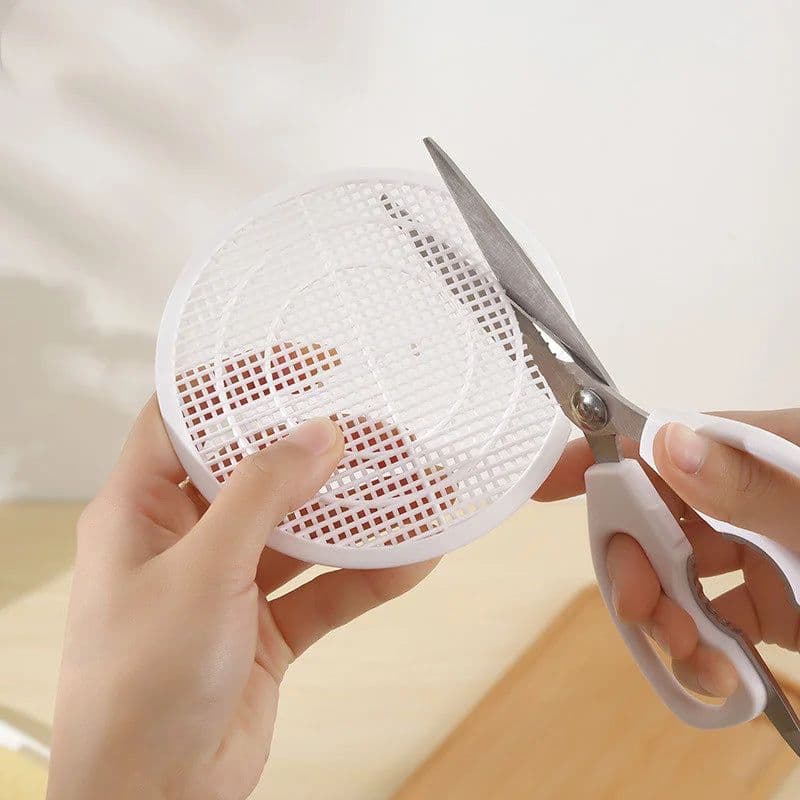 image-2Pcs Kitchen Sink Filter Bathroom Shower Floor Drain Hair Catcher Stopper Multifunctional Sewer Anti-clogging Strainer Net Cover