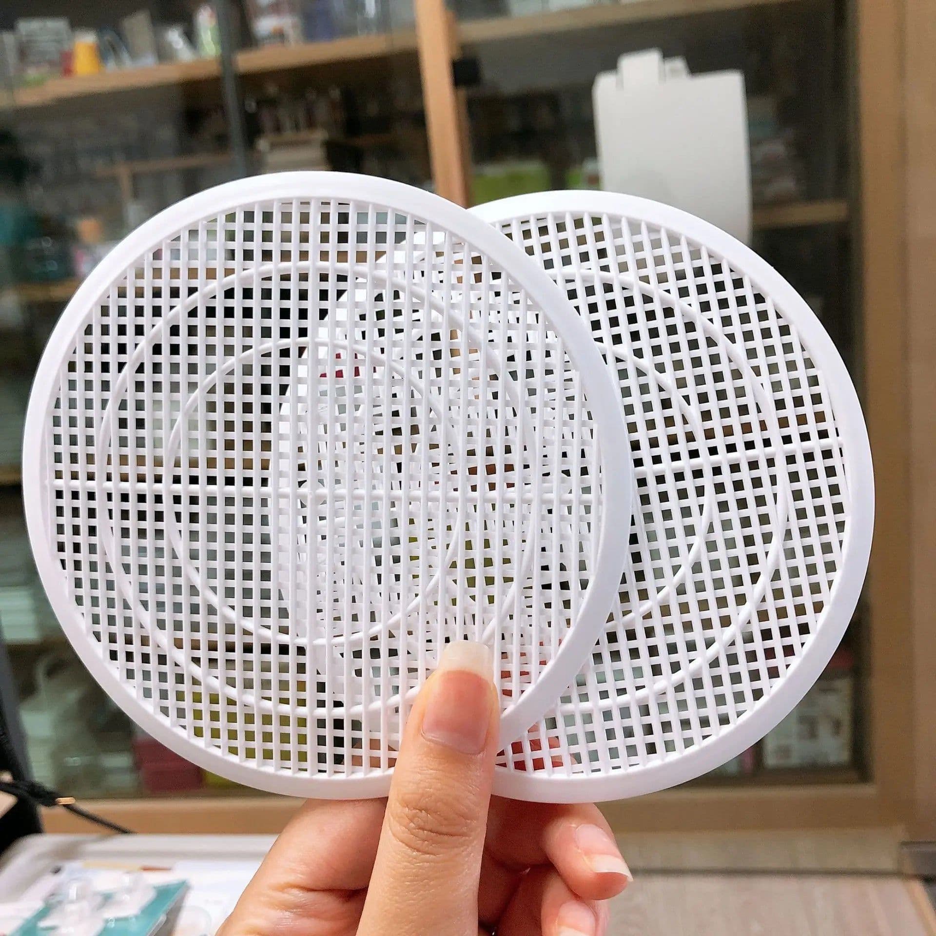 image-2Pcs Kitchen Sink Filter Bathroom Shower Floor Drain Hair Catcher Stopper Multifunctional Sewer Anti-clogging Strainer Net Cover