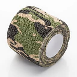 image-Black EZ Disposable 2''x5 Yards Tattoo Grip Cover Wrap Waterproof Self-Adhesive Bandage Roll for Tattoo Machine Grip Tube