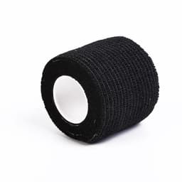 image-Black EZ Disposable 2''x5 Yards Tattoo Grip Cover Wrap Waterproof Self-Adhesive Bandage Roll for Tattoo Machine Grip Tube