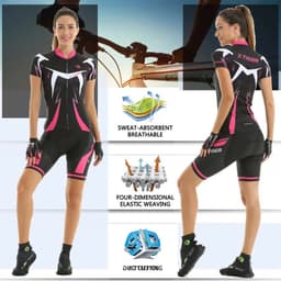 image-X-Tiger Pro Women Cycling Jerseys Sets MTB Bike Cycling Clothing Breathable Mountian Bicycle Clothes Summer Bike uniform Wear