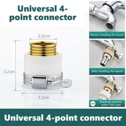 image-Faucet Extension Extender Bathroom 360° Rotation Adjust Bending Faucet Splash Proof Universal Extension Tube For Wash Basin