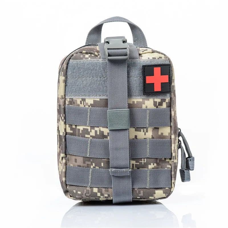 image-Emergency Survival First Aid Kit Military Tactical Admin Pouch EMT Bug Out Bag Camping Gear Tactical Molle IFAK EMT for Trauma