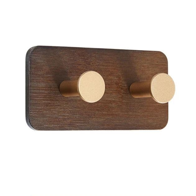 image-1Pcs Bamboo Wood Hook Wall Clothes Hanger Door Keychain Holder Sticky Hook Kitchen Gadgets for Home Bathroom Accessories Cozinha
