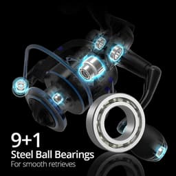 image-KastKing Centron & Summer One Way Clutch System Low Profile Spinning Reel 9+1 Ball Bearings Max Drag 8KG Carp Fishing Reel