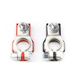 image-2pc Automotive Battery Terminal Wire Cable Clamp Quick Release Connector Car Caravan Boat Accessories 12V 24V Positive+Negative