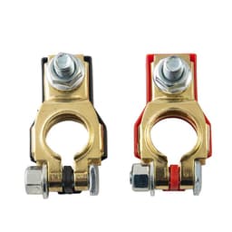 image-2pc Automotive Battery Terminal Wire Cable Clamp Quick Release Connector Car Caravan Boat Accessories 12V 24V Positive+Negative