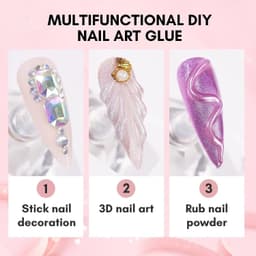 image-Makartt Nail Rhinestone Glue Gel for Nails, 30g Super Strong Adhesive Gel for Nail Gem, Jewels ,Glitter,Crystals Beads Diamonds